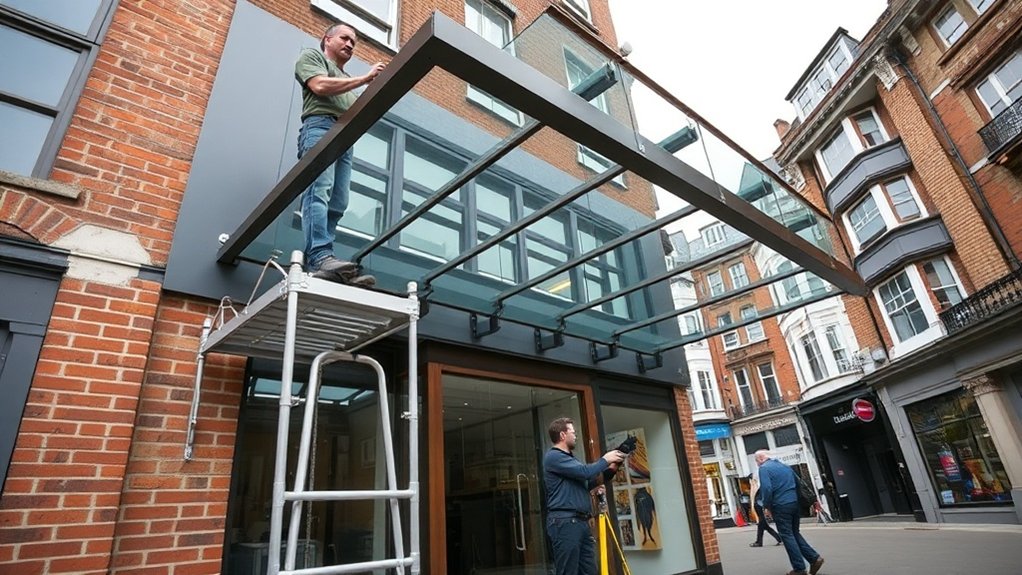 Shopfront Canopy Battersea