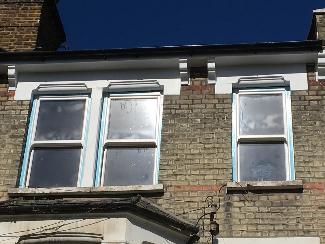 New uPVC sash windows fitted on Victorian terrace in Battersea